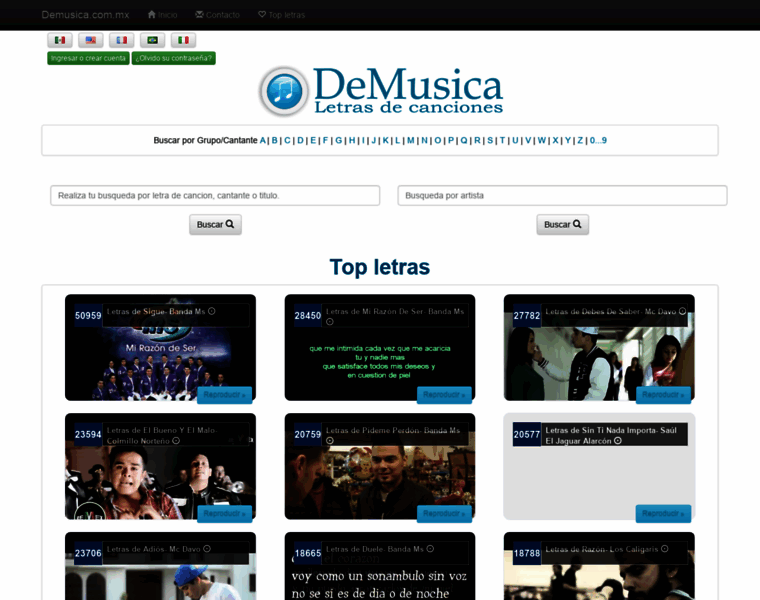 Demusica.com.mx thumbnail