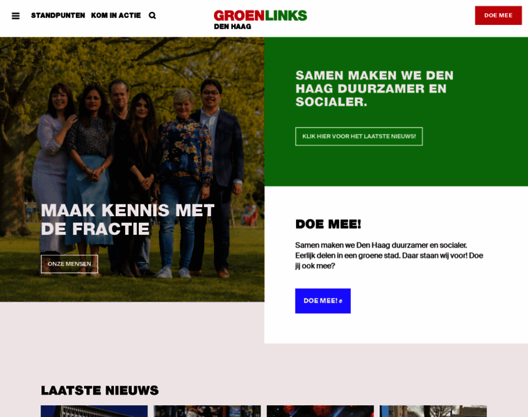 Denhaag.groenlinks.nl thumbnail
