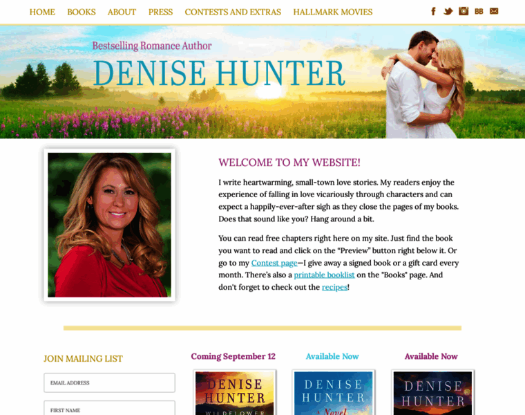 Denisehunterbooks.com thumbnail