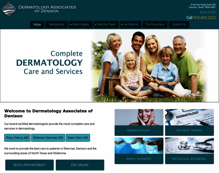Denisondermatology.com thumbnail