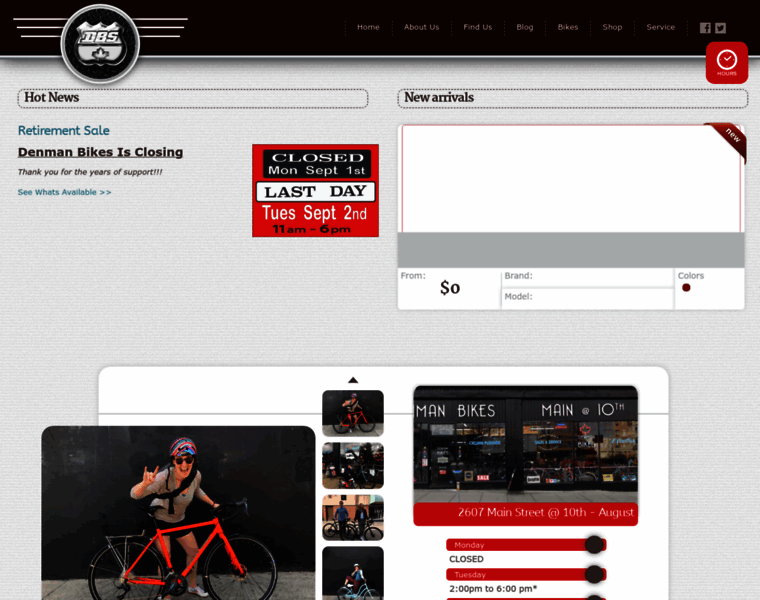 Denmanbikeshop.com thumbnail