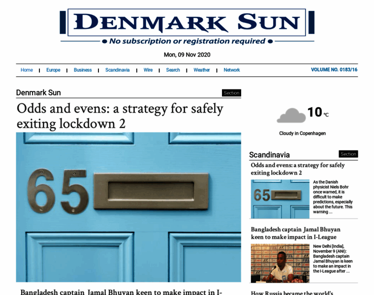Denmarksun.com thumbnail