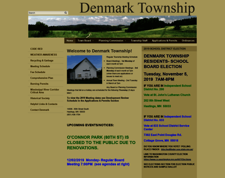 Denmarktownship.org thumbnail