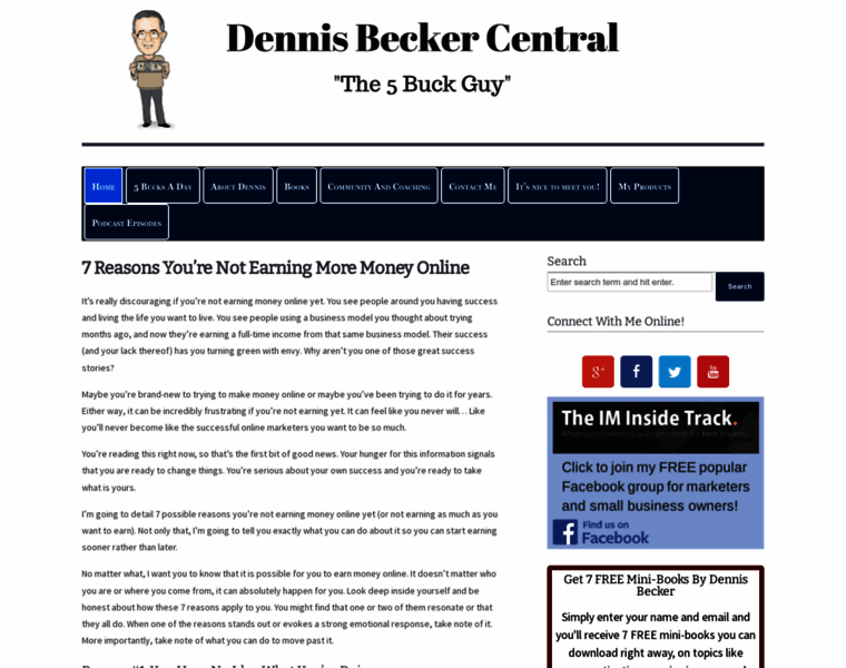 Dennisbeckercentral.com thumbnail