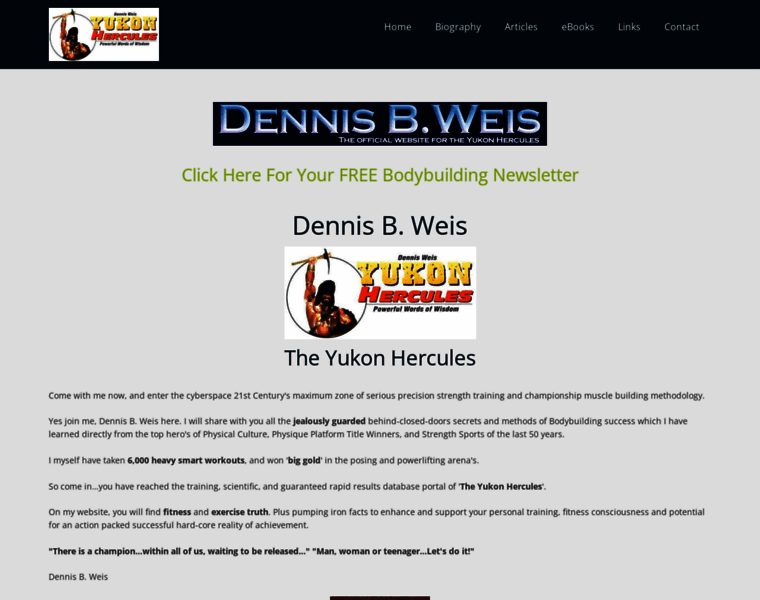 Dennisbweis.com thumbnail