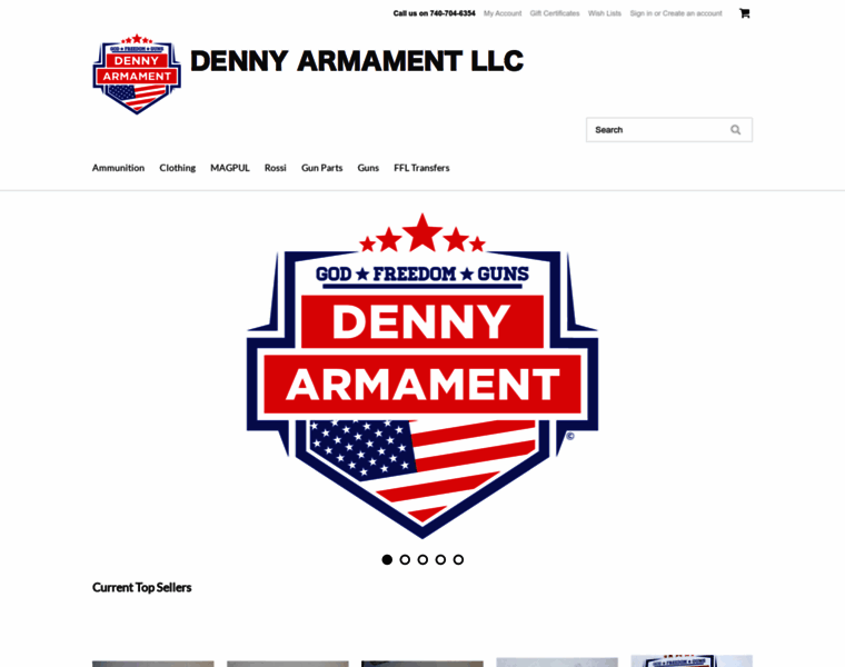 Dennyarmamentllc.com thumbnail