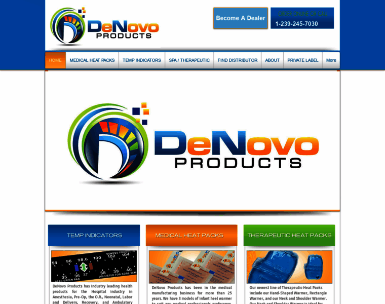 Denovoproducts.com thumbnail