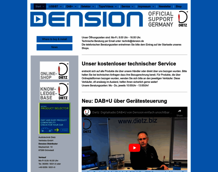 Dension-deutschland.de thumbnail