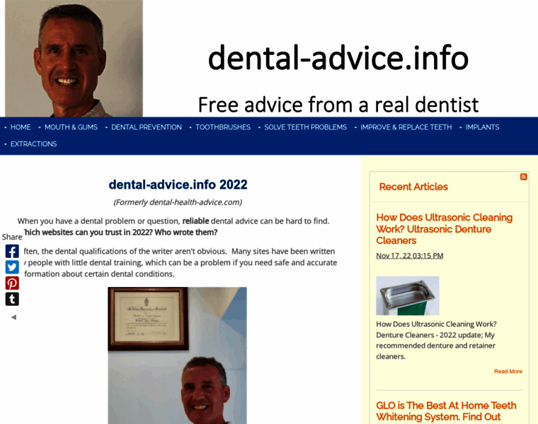 Dental-health-advice.com thumbnail