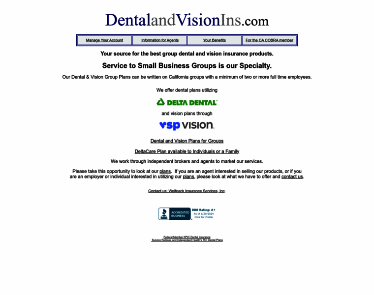 Dentalandvisionins.com thumbnail Dentalandvisionins.com thumbnail