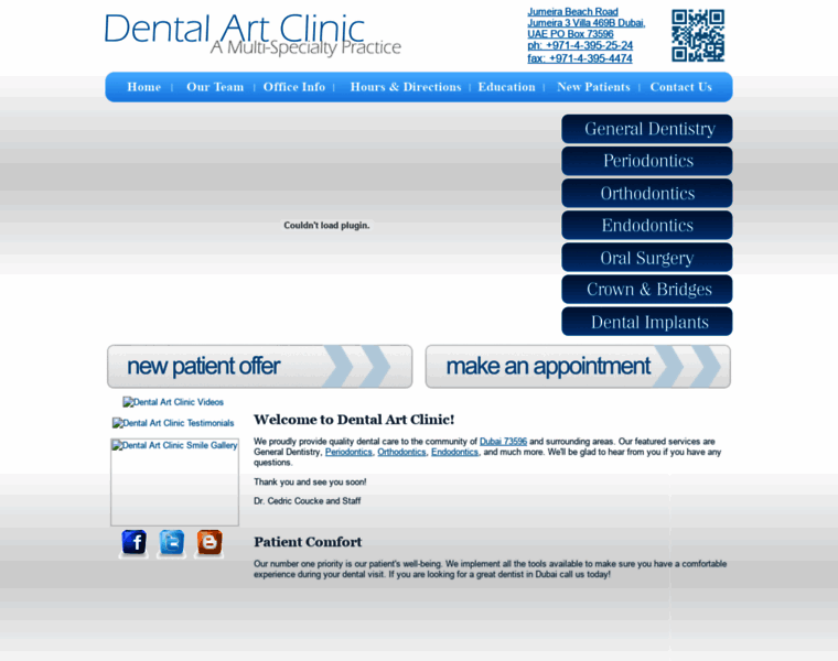 Dentalartclinic.com thumbnail