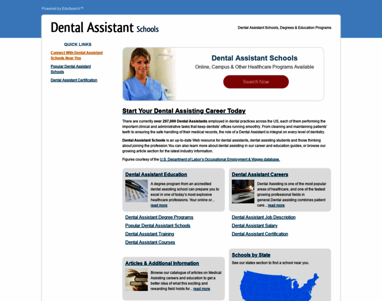 Dentalassistantschools.net thumbnail