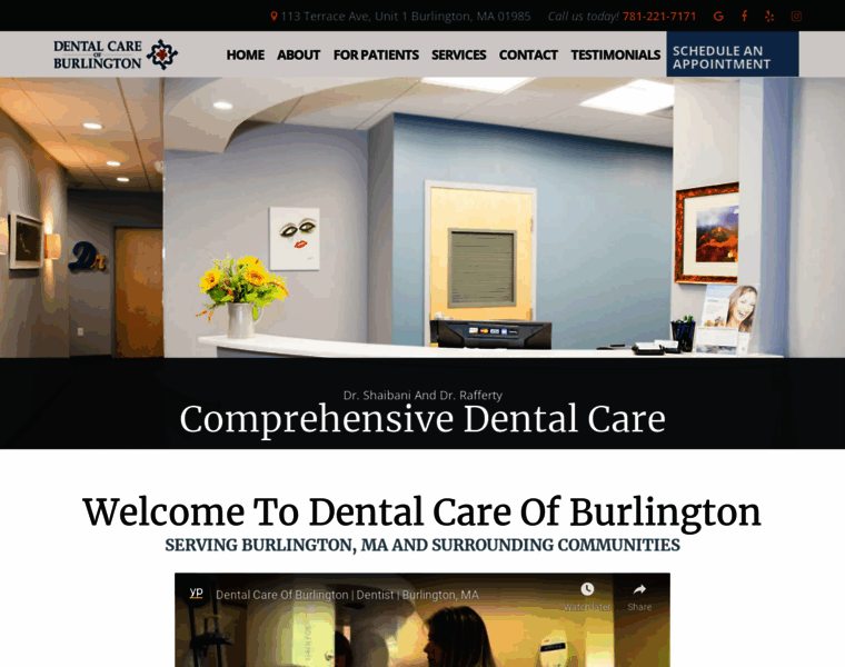 Dentalcareburlington.com thumbnail