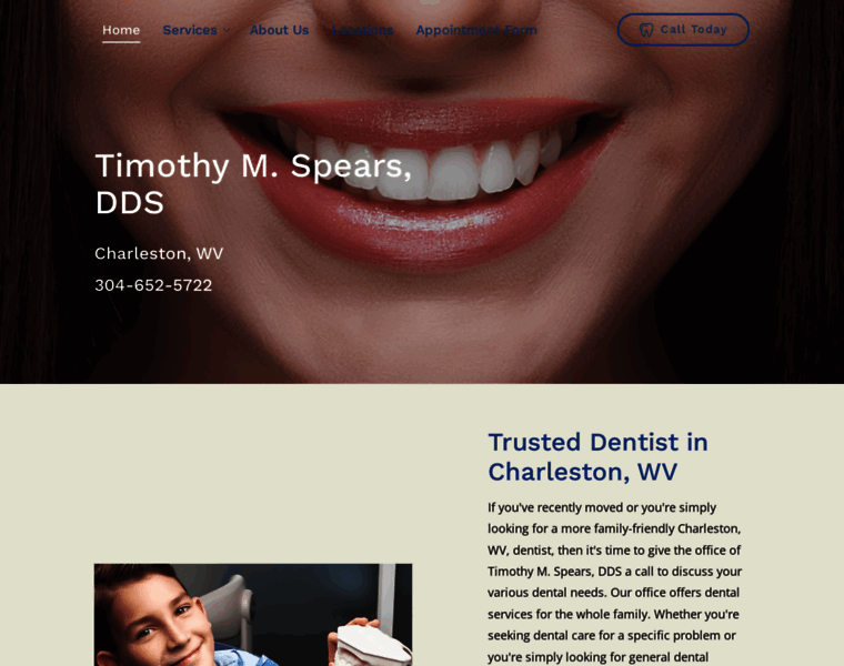 Dentalcarecharleston.com thumbnail