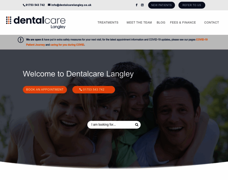 Dentalcarelangley.co.uk thumbnail