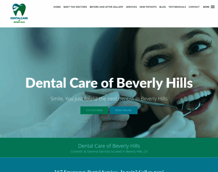 Dentalcareofbeverlyhills.com thumbnail