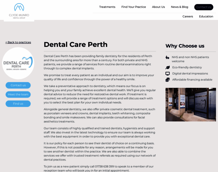 Dentalcareperth.co.uk thumbnail