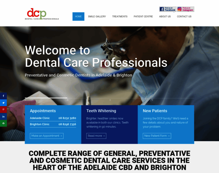 Dentalcareprofessionals.com.au thumbnail