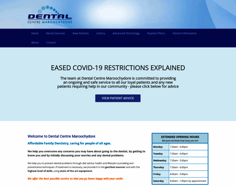 Dentalcentremaroochydore.com.au thumbnail