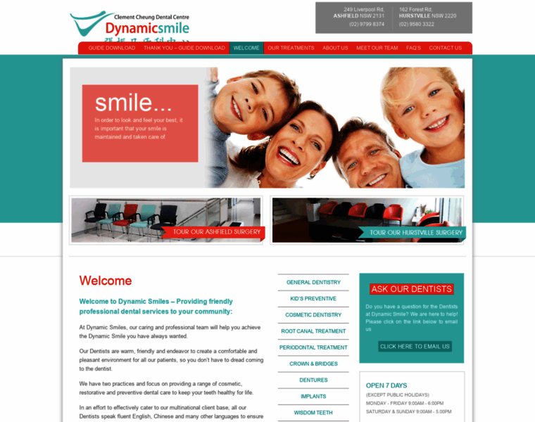 Dentalclinicsydney.com.au thumbnail