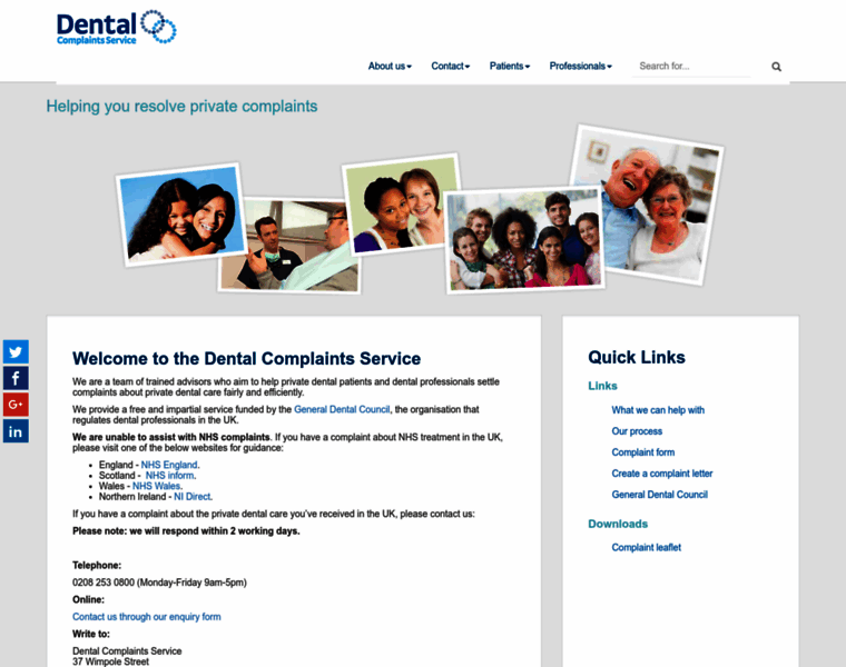 Dentalcomplaints.org.uk thumbnail