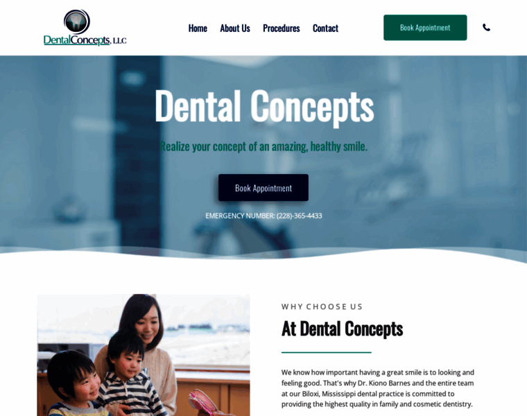 Dentalconceptsbiloxi.com thumbnail