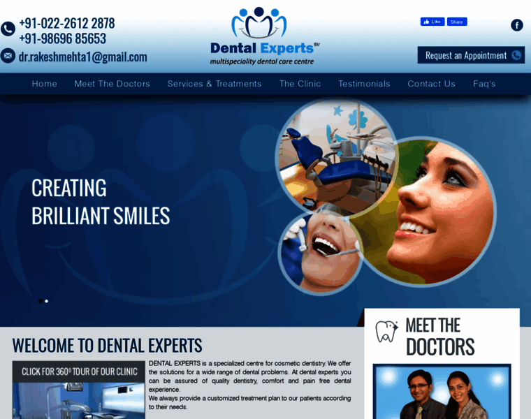 Dentalexperts.co.in thumbnail