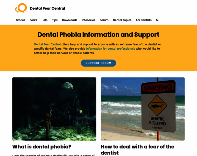 Dentalfearcentral.org thumbnail