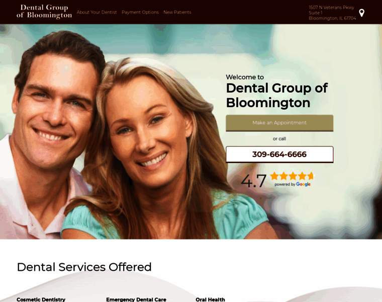 Dentalgroupbloomington.com thumbnail