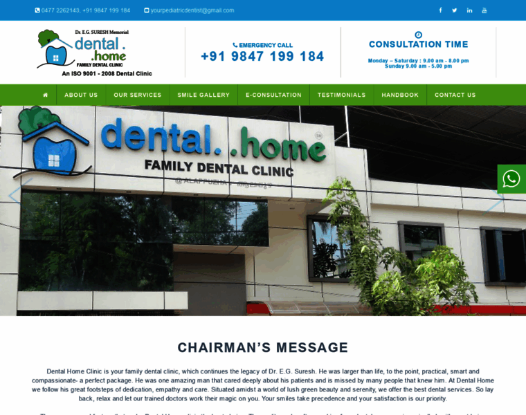 Dentalhome.org.in thumbnail