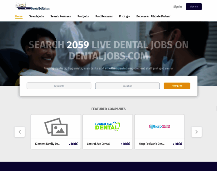 Dentaljobs.com thumbnail