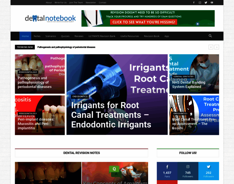 Dentalnotebook.com thumbnail