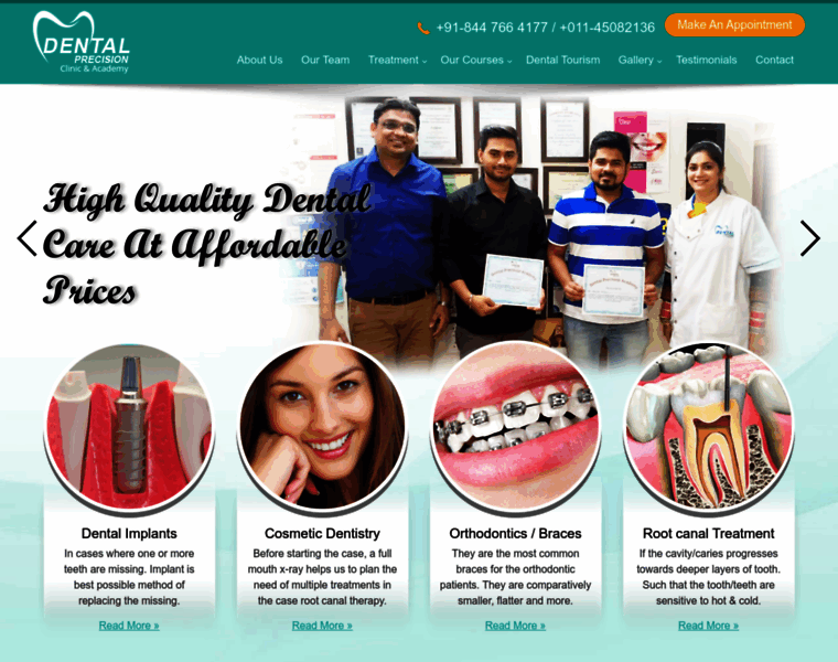 Dentalprecisionclinic.com thumbnail
