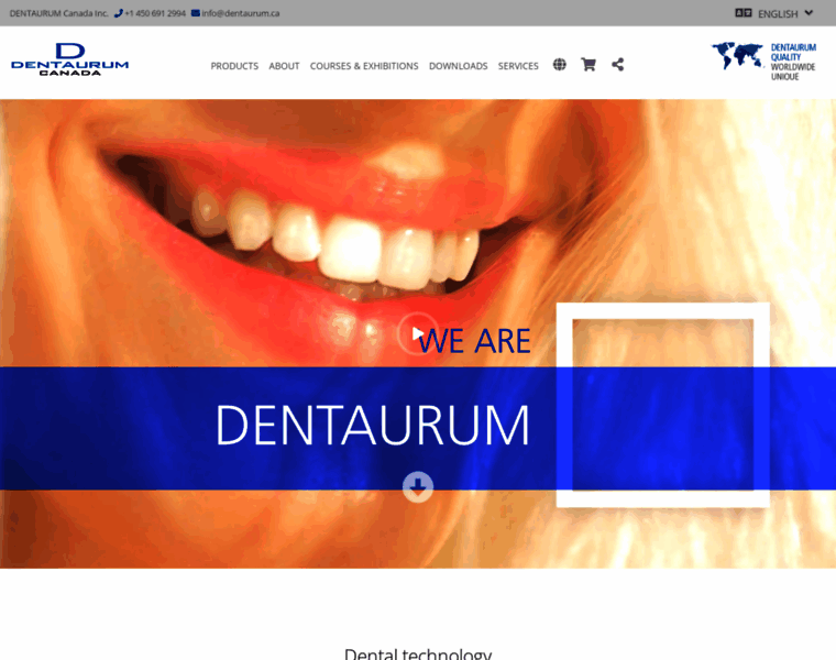 Dentaurum.ca thumbnail