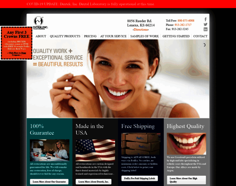 Denteklab.com thumbnail