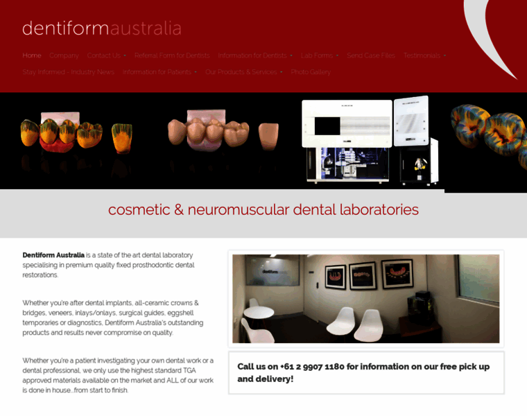 Dentiform.com.au thumbnail