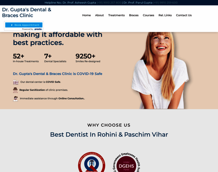 Dentist-india-delhi.com thumbnail
