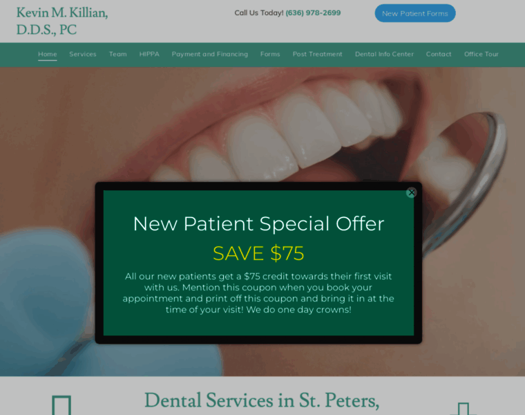 Dentist-stpeters.com thumbnail