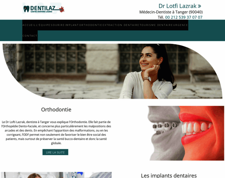 Dentiste-lazrak.com thumbnail