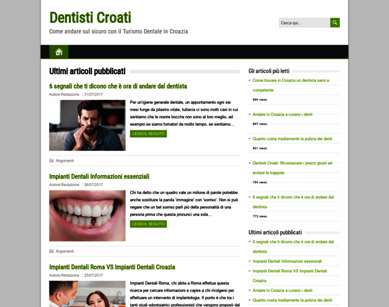 Dentisticroati.it thumbnail