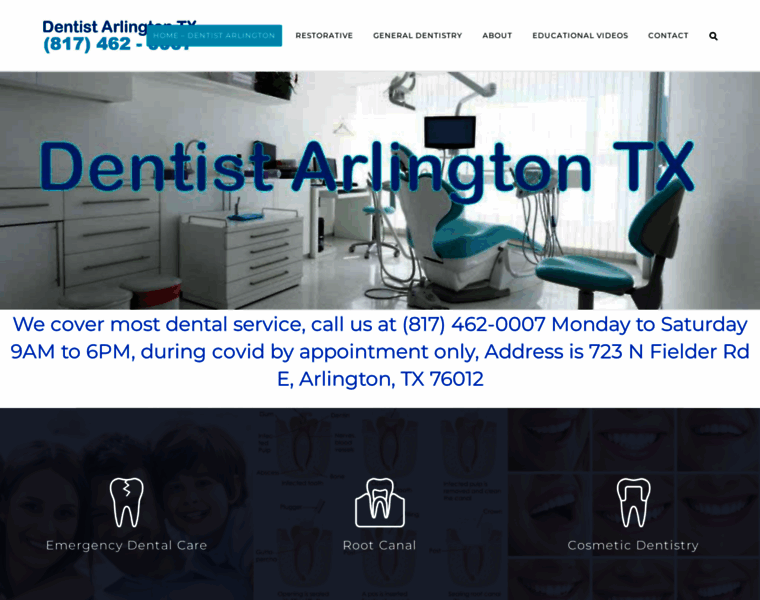 Dentistryarlingtontx.com thumbnail