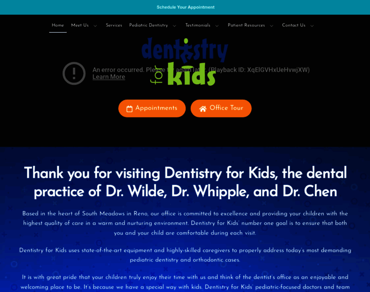 Dentistryforkidsreno.com thumbnail