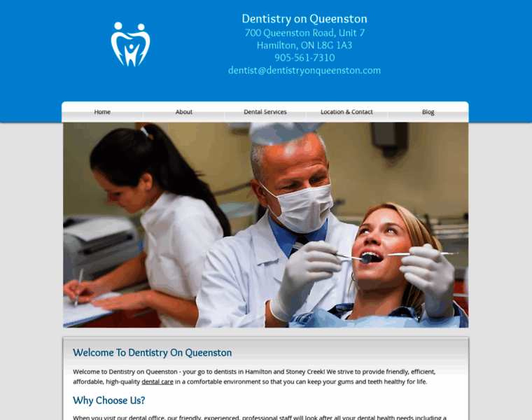 Dentistryonqueenston.com thumbnail