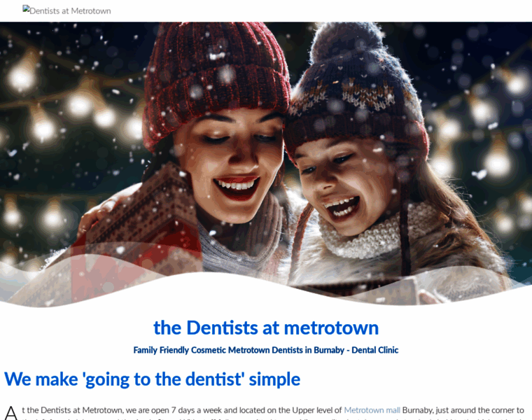 Dentistsatmetrotown.com thumbnail