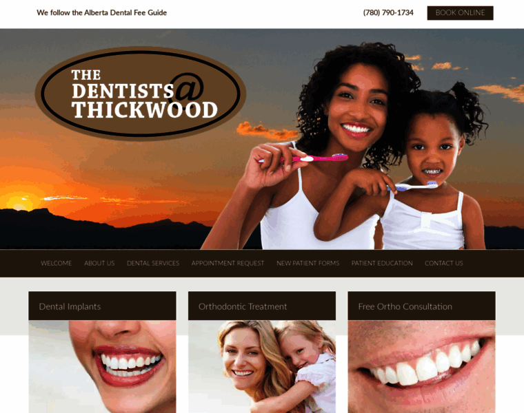 Dentistsatthickwood.com thumbnail