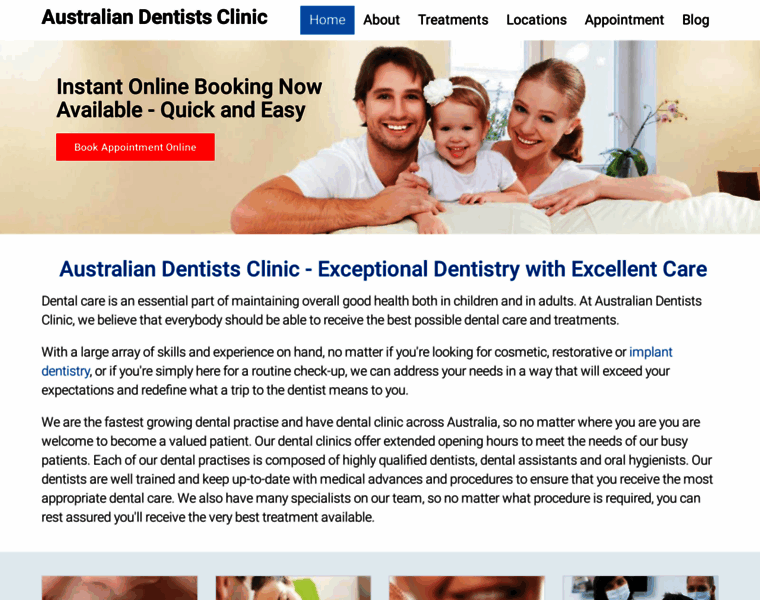 Dentistsclinic.com.au thumbnail