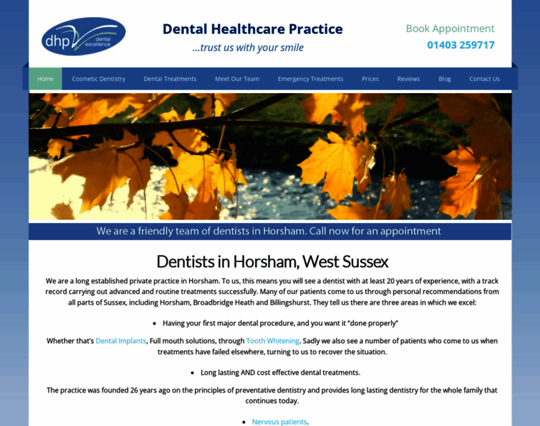 Dentistshorsham.co.uk thumbnail
