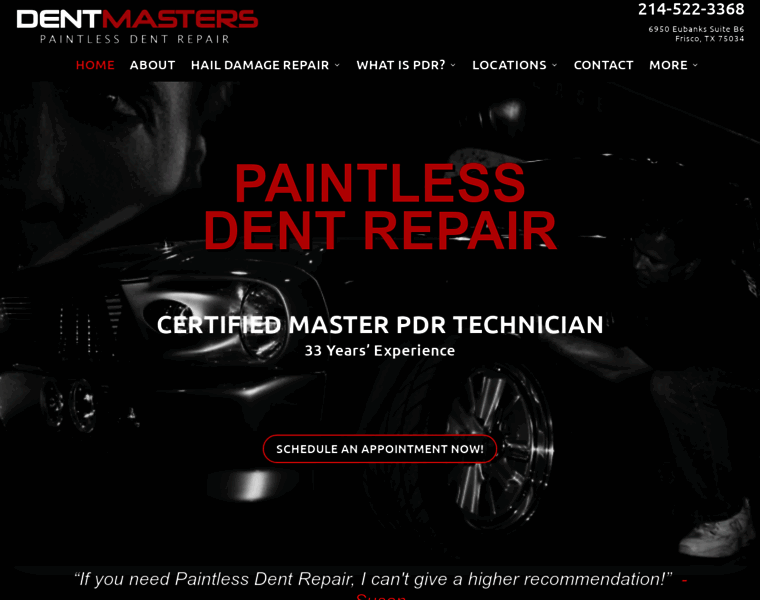 Dentmasters.biz thumbnail