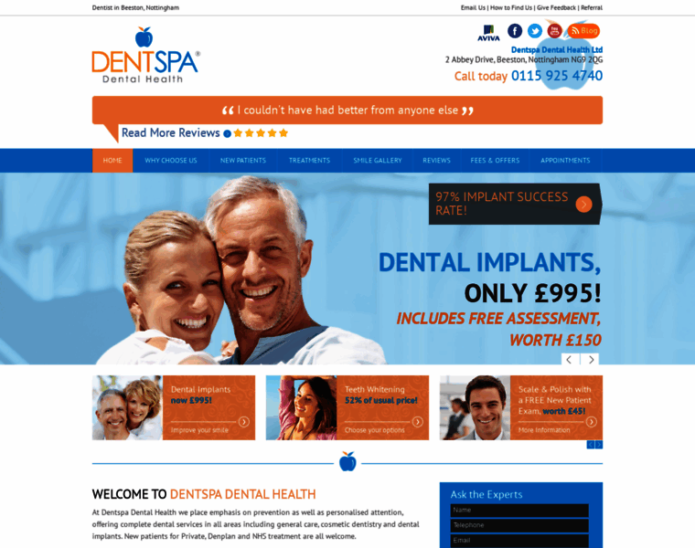Dentspa.co.uk thumbnail