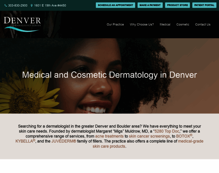 Denverdermatologycenter.com thumbnail